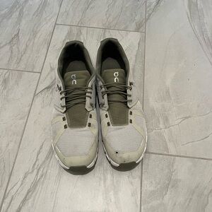 DC Men's Olive and Gray Sneakers